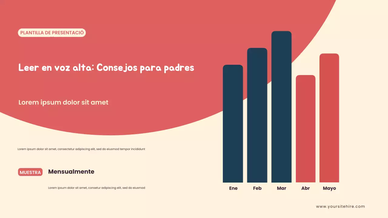 Presentación ilustrada de educación en casa en amarillo