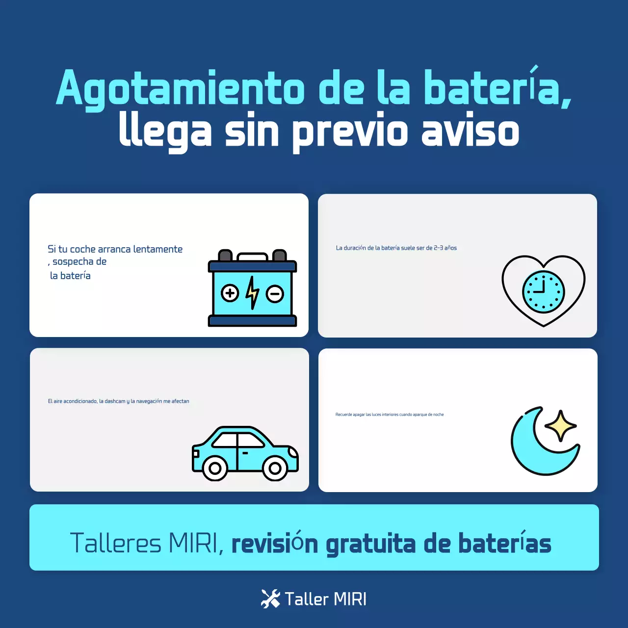 Guía de inspección de vehículos modernos azules