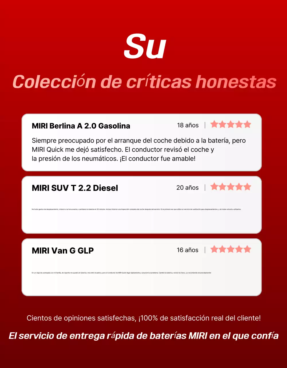 Anuncio de coche moderno rojo