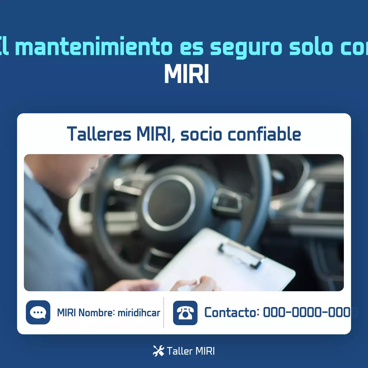 Guía de inspección de vehículos modernos azules