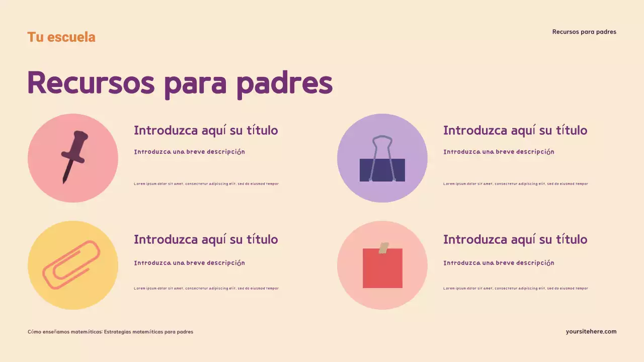 Presentación: Comprensión y apoyo a las matemáticas en casa