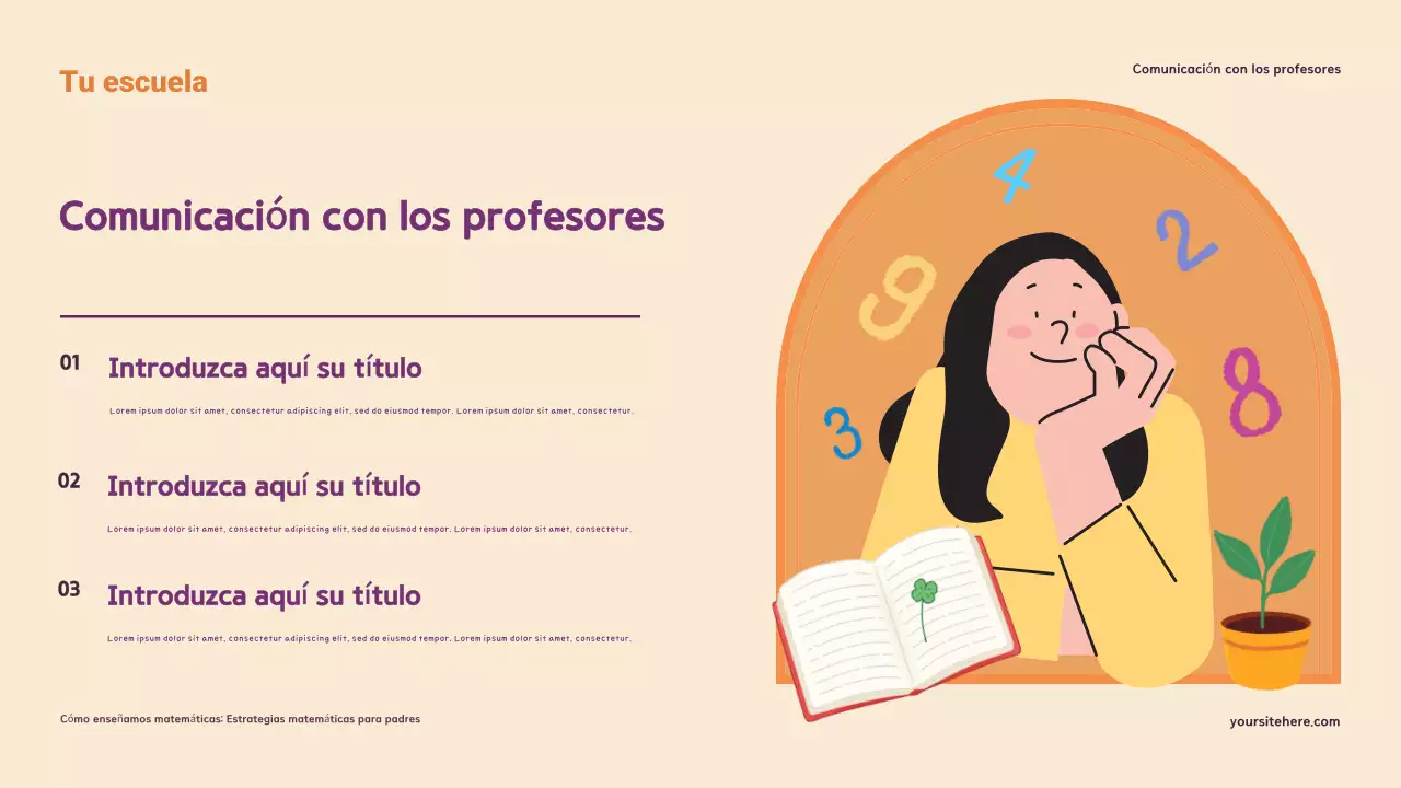 Presentación: Comprensión y apoyo a las matemáticas en casa