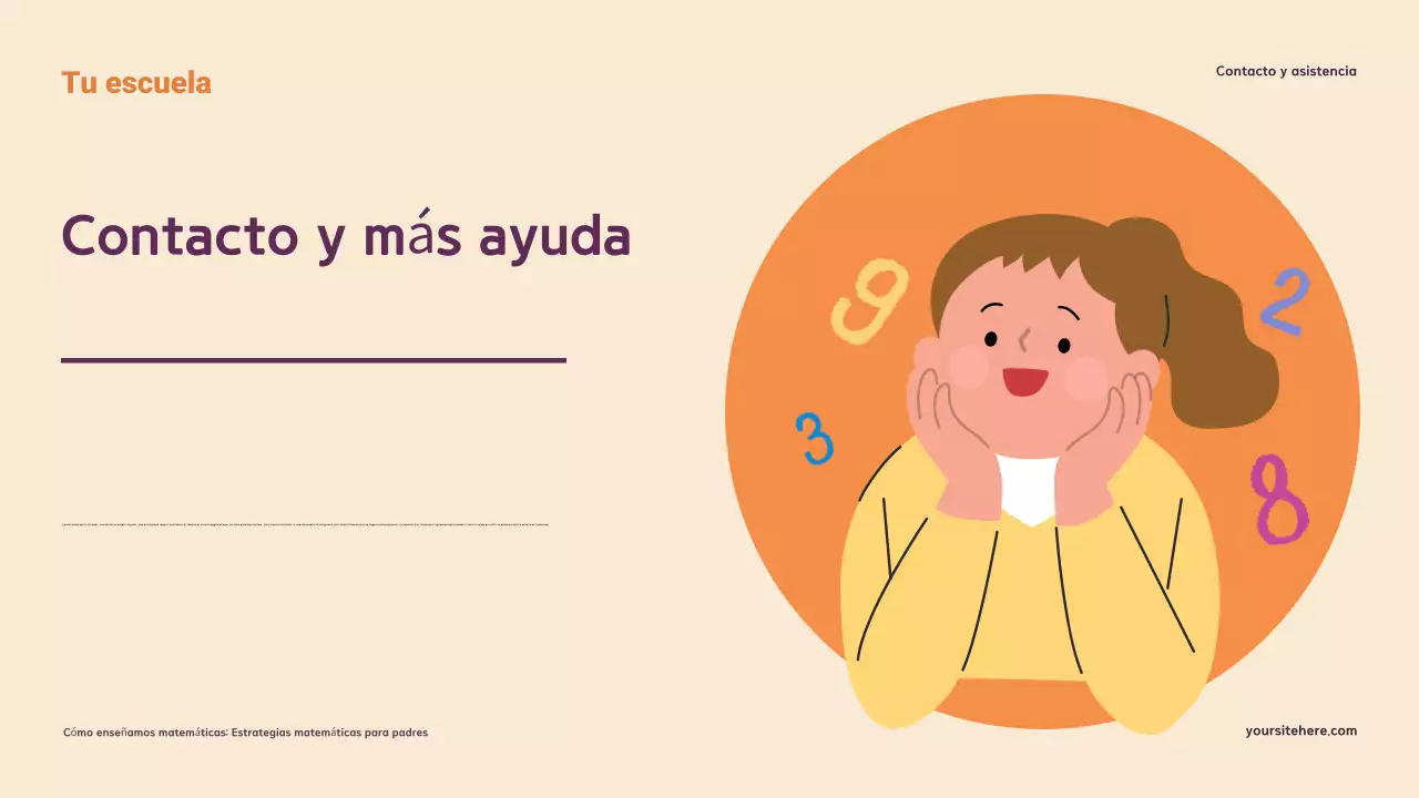 Presentación: Comprensión y apoyo a las matemáticas en casa