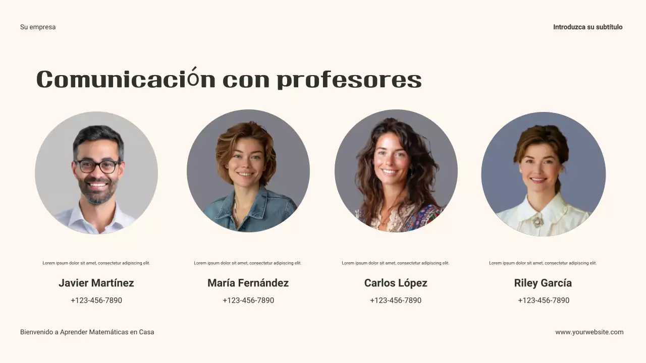 Guía para padres sobre matemáticas cotidianas en casa Presentación