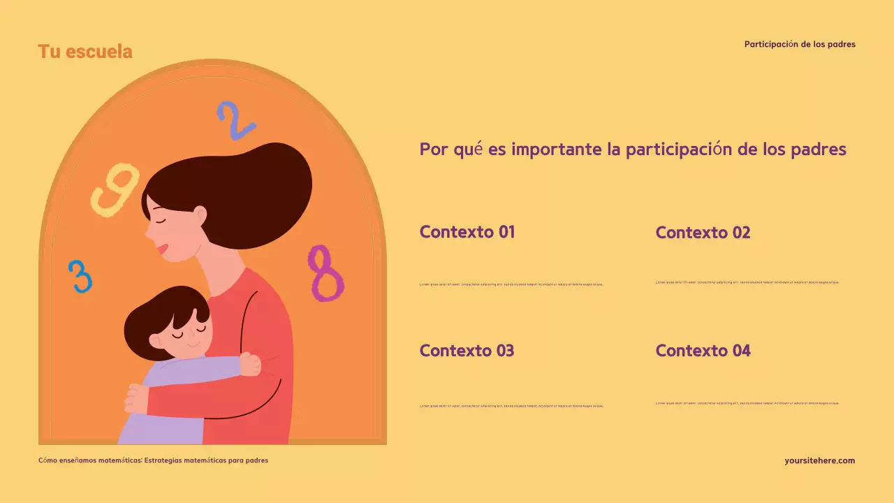 Presentación: Comprensión y apoyo a las matemáticas en casa