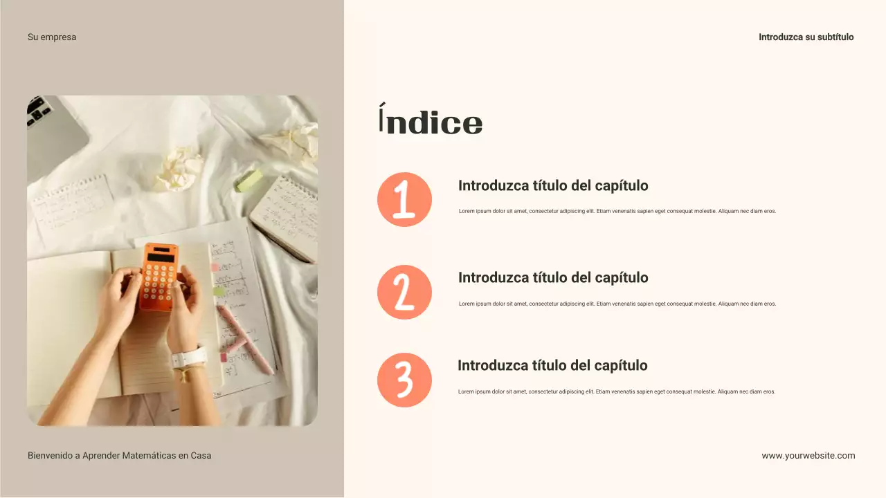 Guía para padres sobre matemáticas cotidianas en casa Presentación