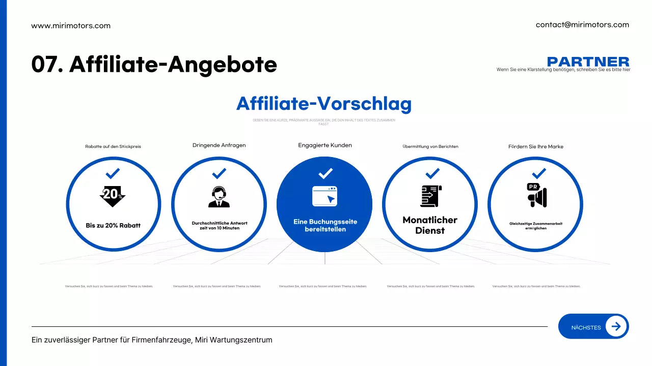 Blaue moderne Autoreparaturanzeige