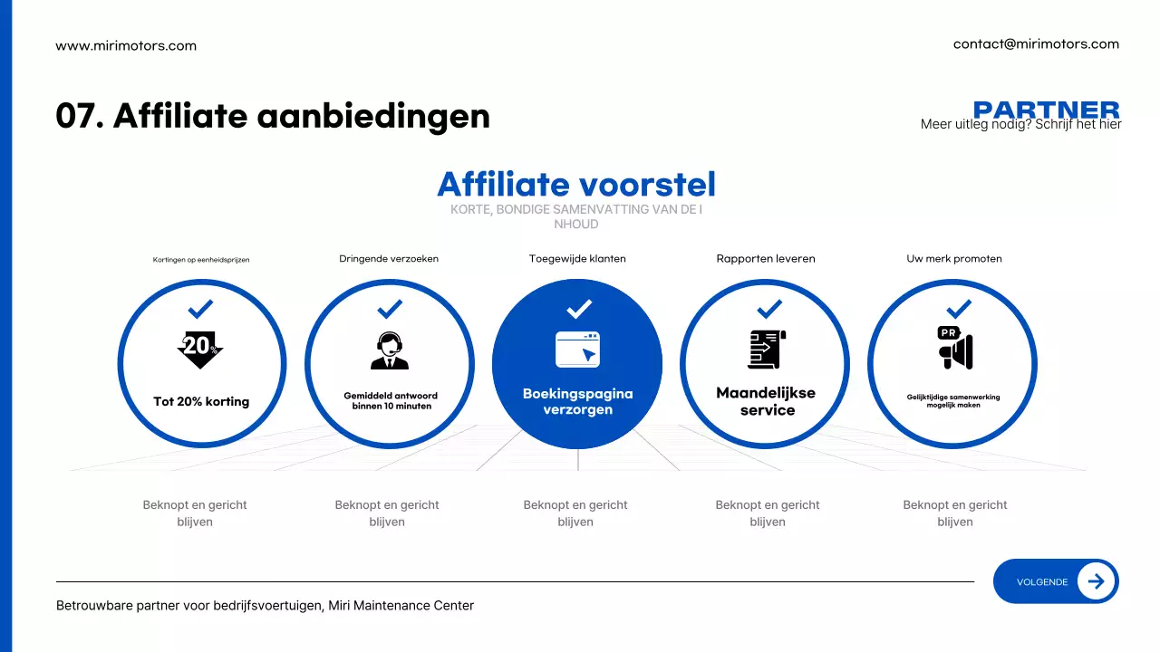 Advertentie voor blauwe moderne autoreparatie