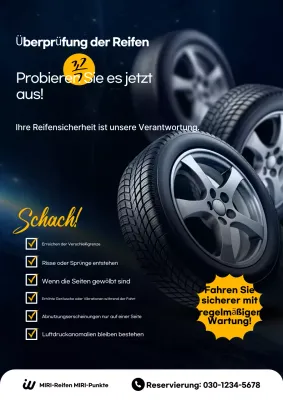 Schwarzer moderner Auto-Sicherheitscheck