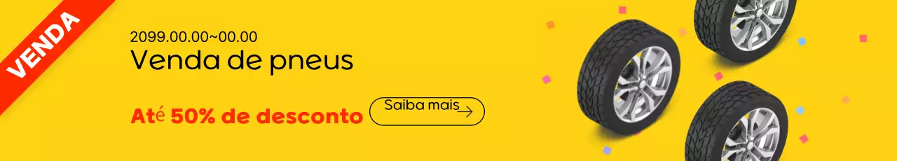 Venda de Pneus Simples Amarelos