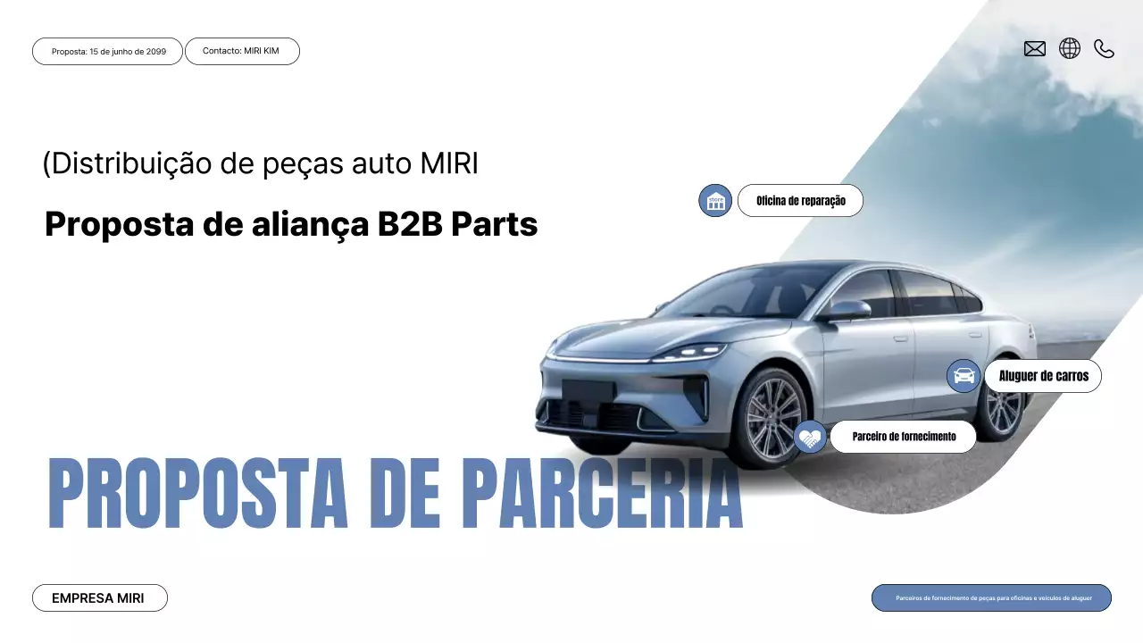 Proposta de Carro Moderno Cinza