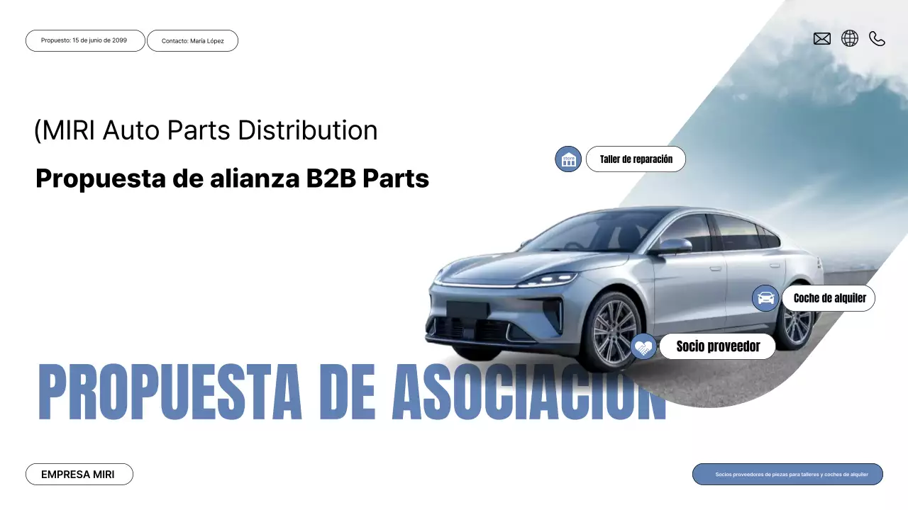 Propuesta de coche moderno gris