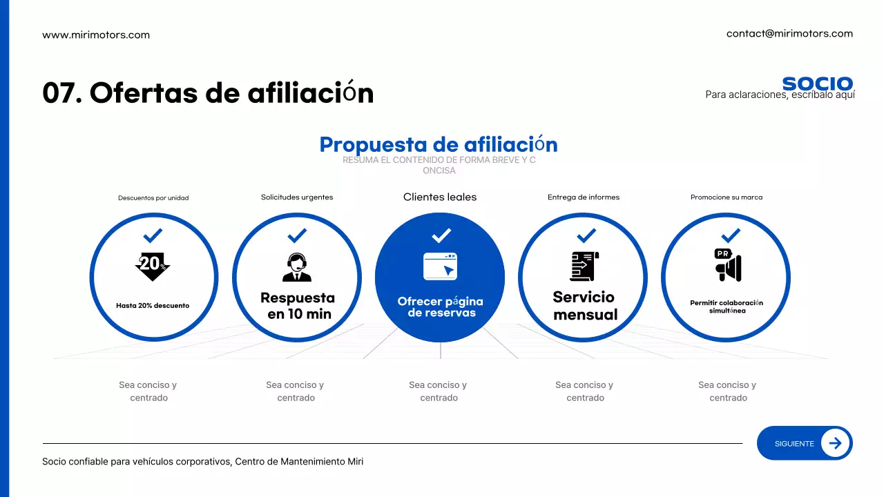 Anuncio de reparación de coches modernos de color azul