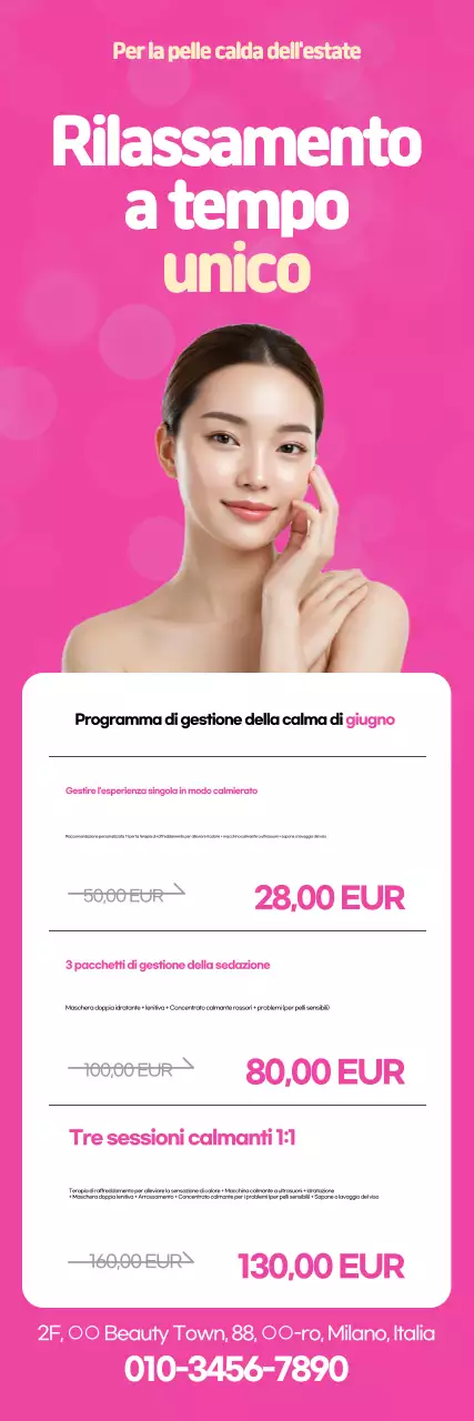 Pubblicità di Pink Modern Skin Care