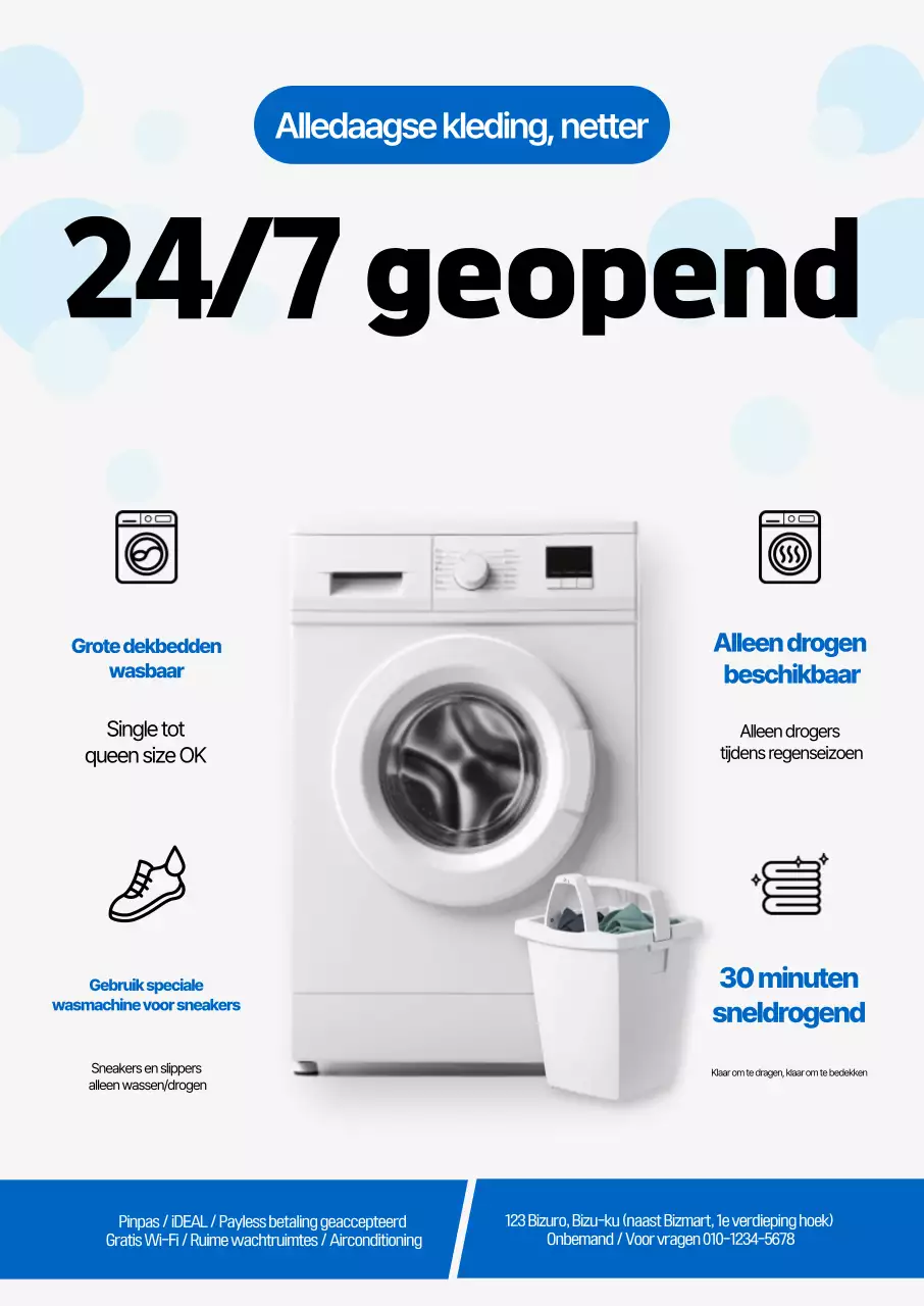 Sky Blue Moderne Wasservice Promotie