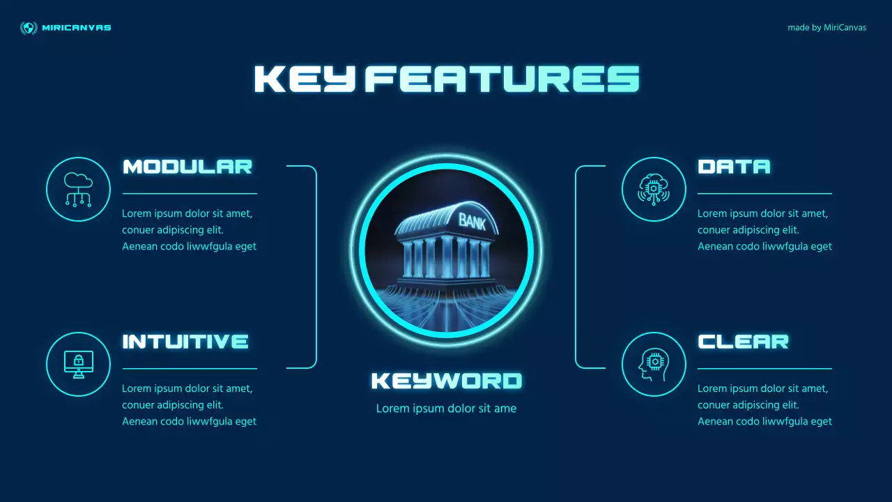 Blue Futuristic Finance Presentation