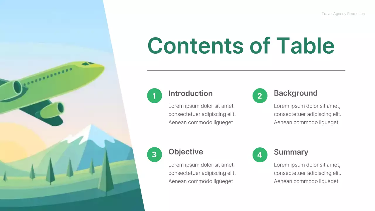 Green Modern Travel Presentation