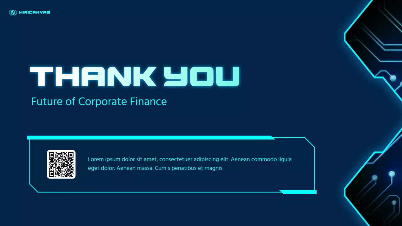 Blue Futuristic Finance Presentation