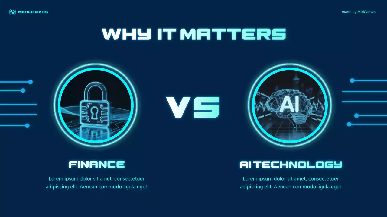 Blue Futuristic Finance Presentation