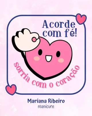Postagem de saudação de coração rosa fofo no Instagram
