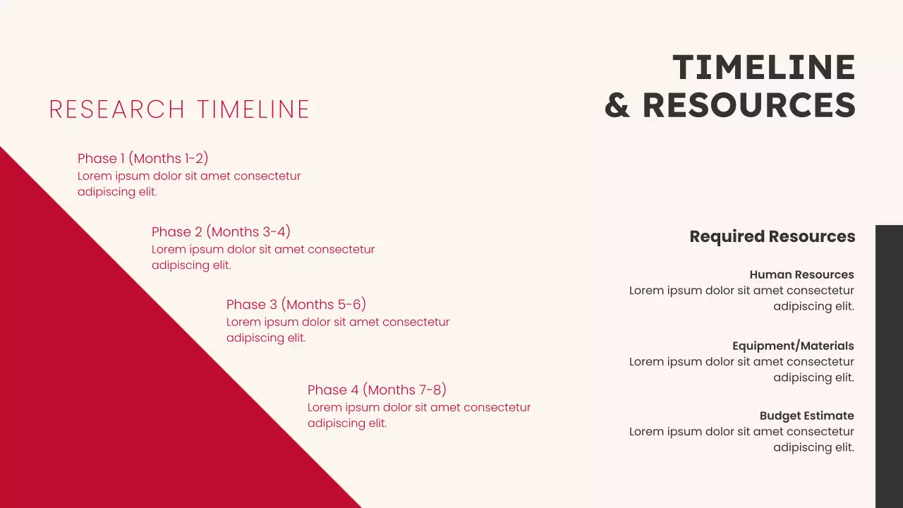 Beige and Black Modern Academic Research Presentation