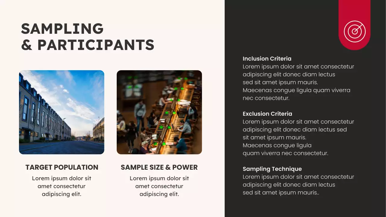 Beige and Black Modern Academic Research Presentation