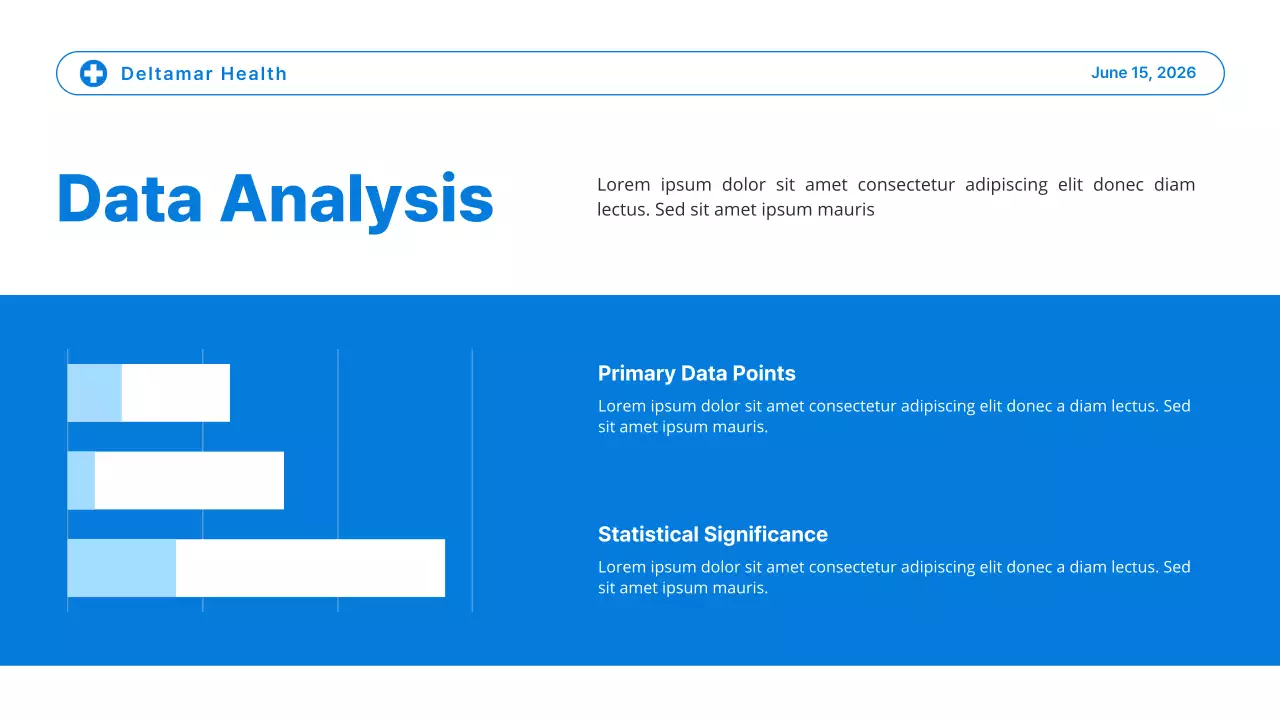 Blue and White Modern Healthcare Trends Presentation