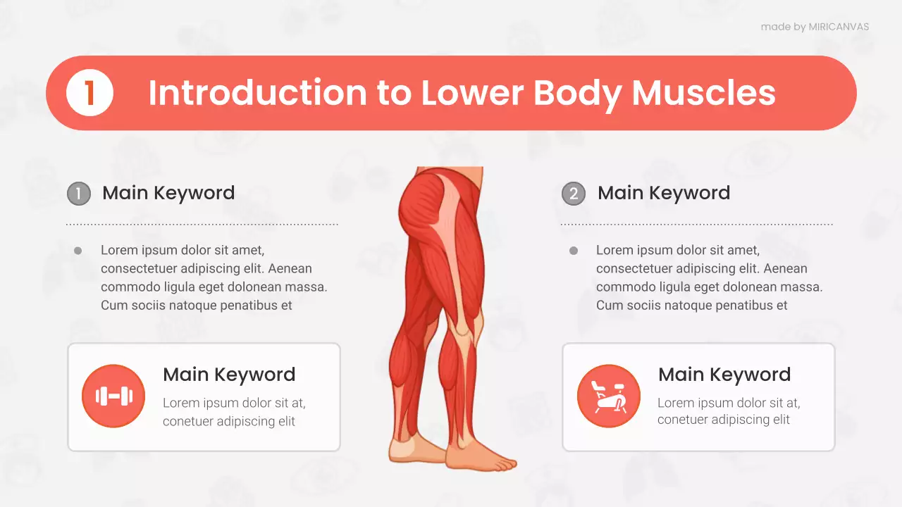 Apresentação da palestra sobre anatomia moderna vermelha