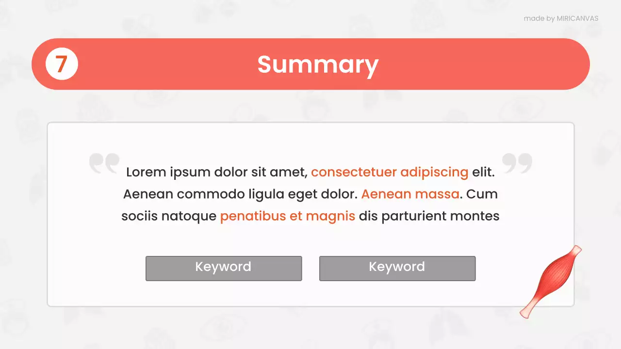 Apresentação da palestra sobre anatomia moderna vermelha