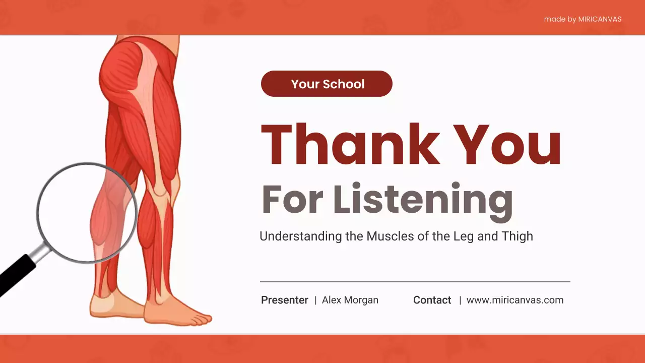 Apresentação da palestra sobre anatomia moderna vermelha