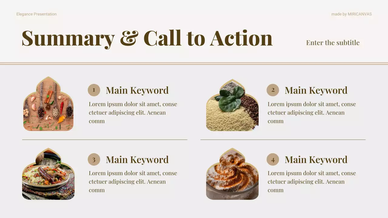 Beige Traditional Food Marketing Pitch Presentation