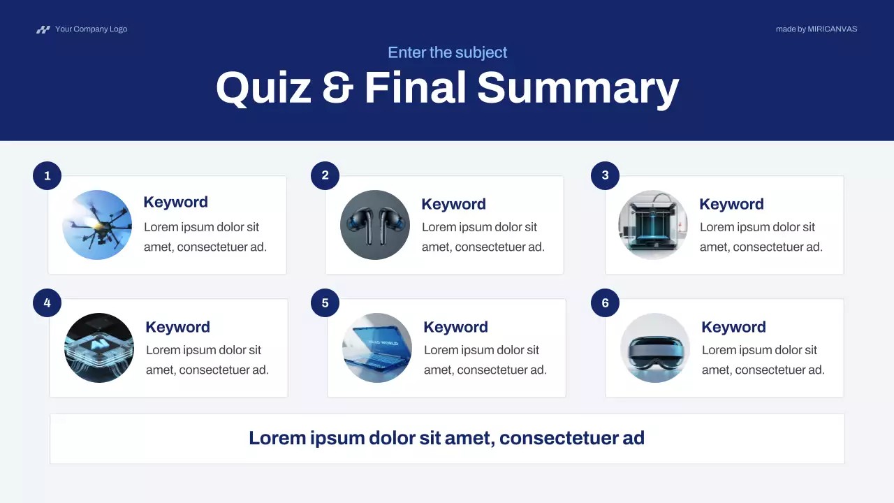 Blue Modern Technology Pitch Presentation