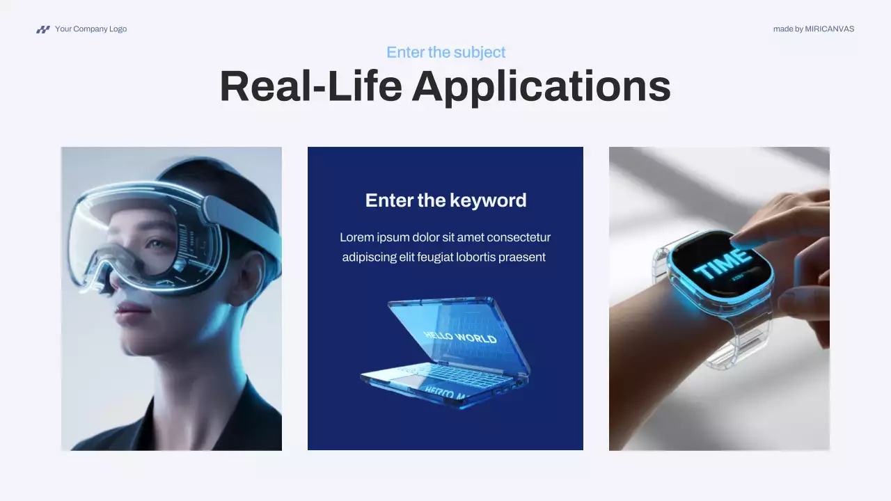 Blue Modern Technology Pitch Presentation