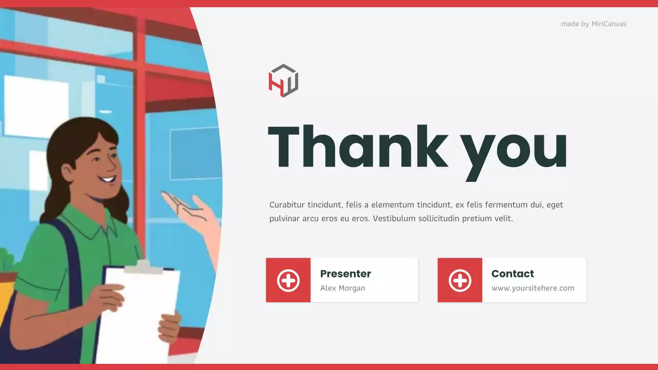 Red Modern Healthcare Presentation