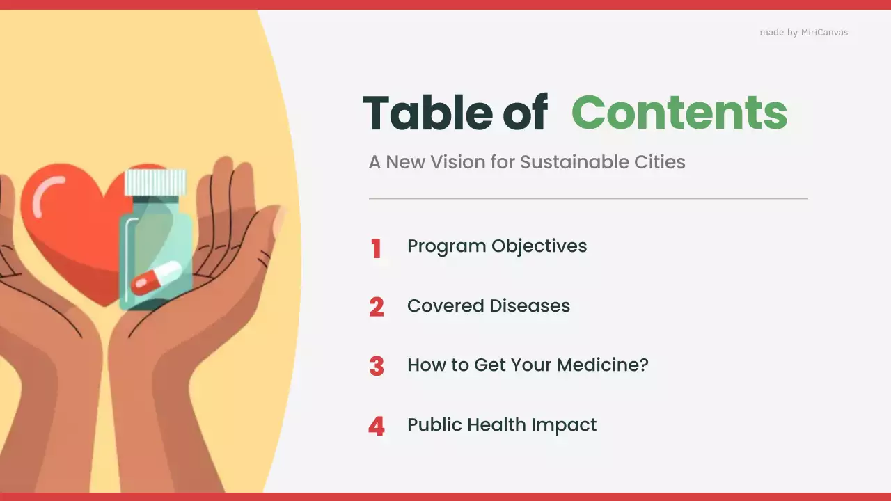 Red Modern Healthcare Presentation