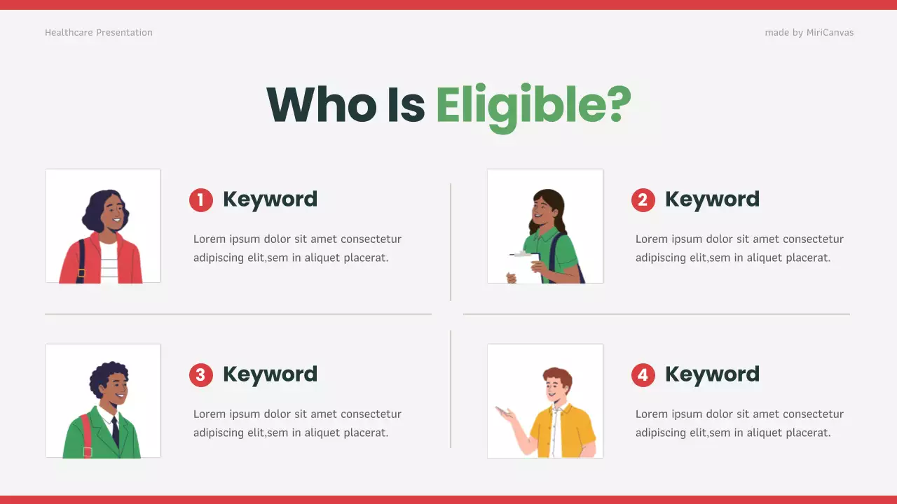 Red Modern Healthcare Presentation