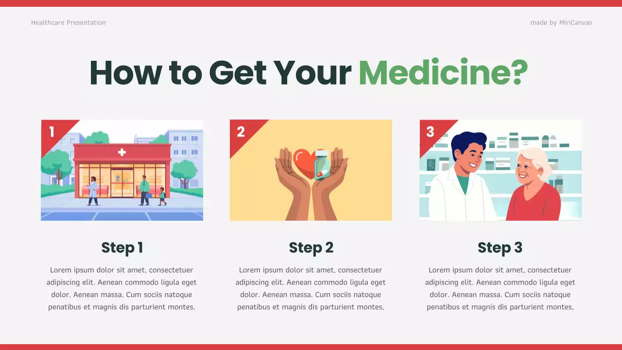 Red Modern Healthcare Presentation