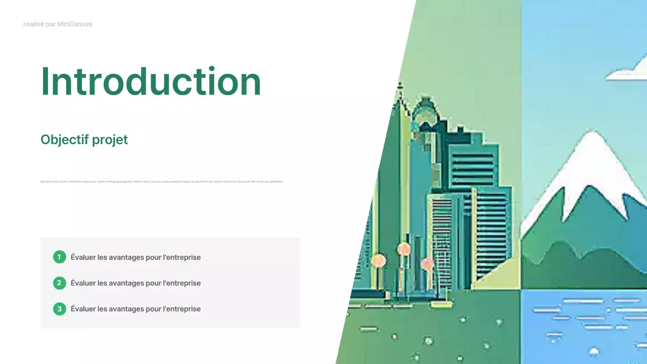 Présentation du voyage moderne et écologique