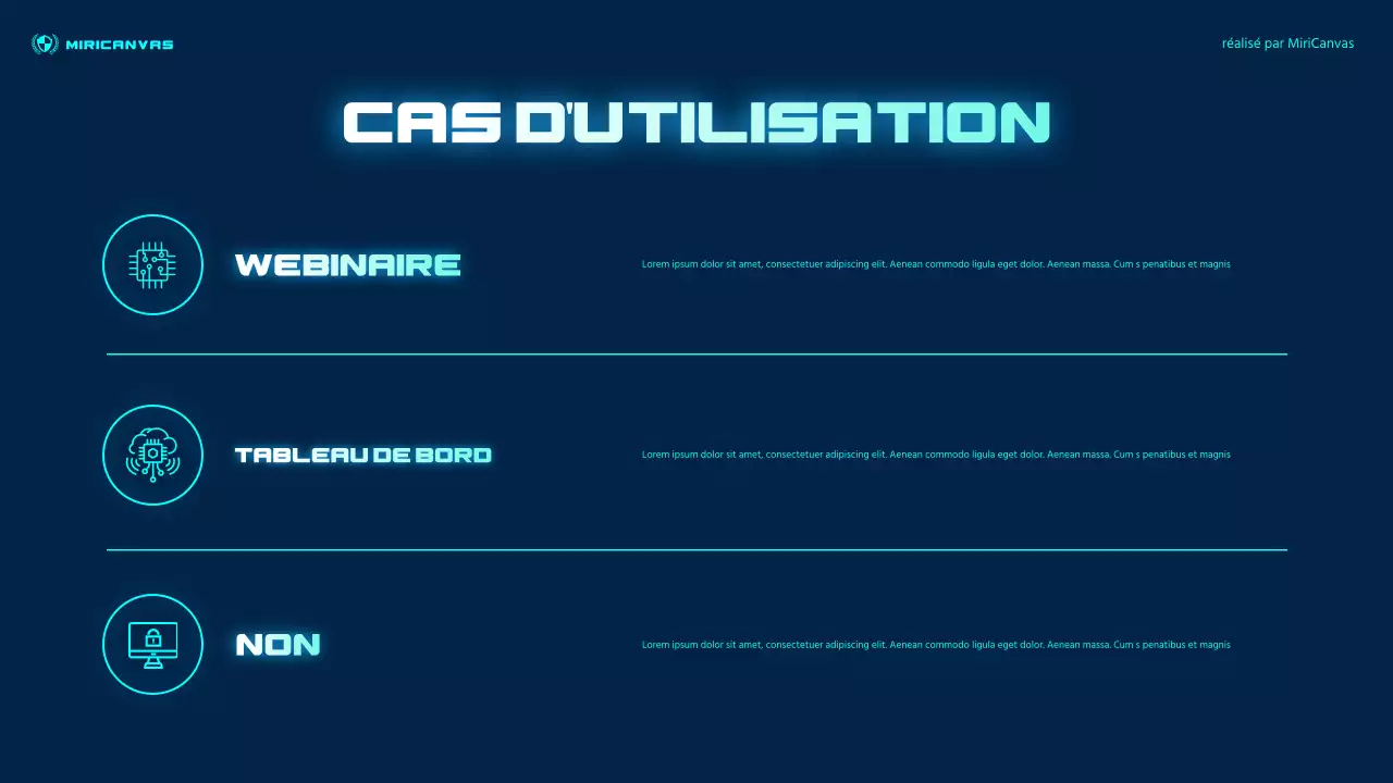 Présentation de la finance futuriste bleue