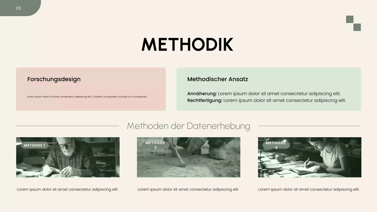 Präsentation des Forschungsvorschlags