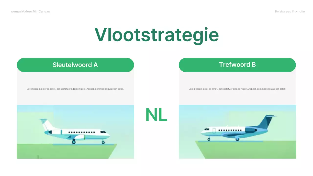 Presentatie over groen en modern reizen