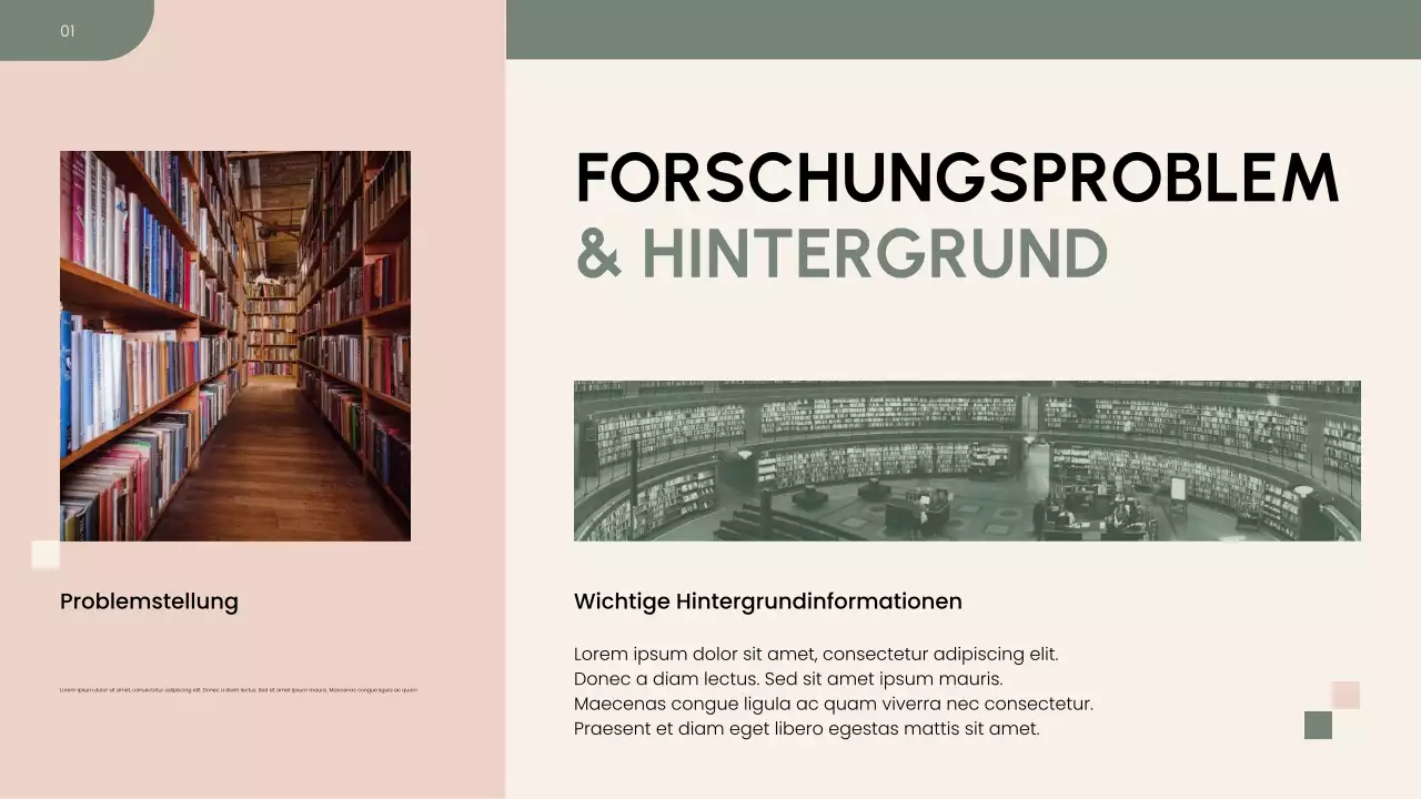 Präsentation des Forschungsvorschlags