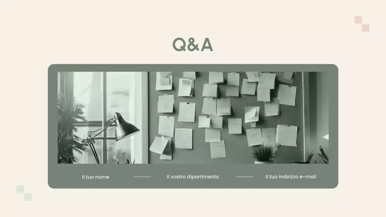 Presentazione della proposta di ricerca