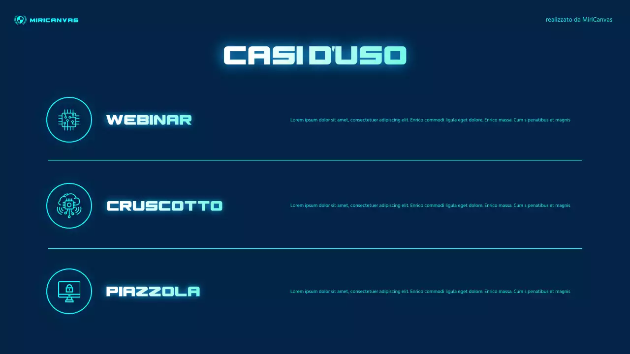 Presentazione di Blue Futuristic Finance