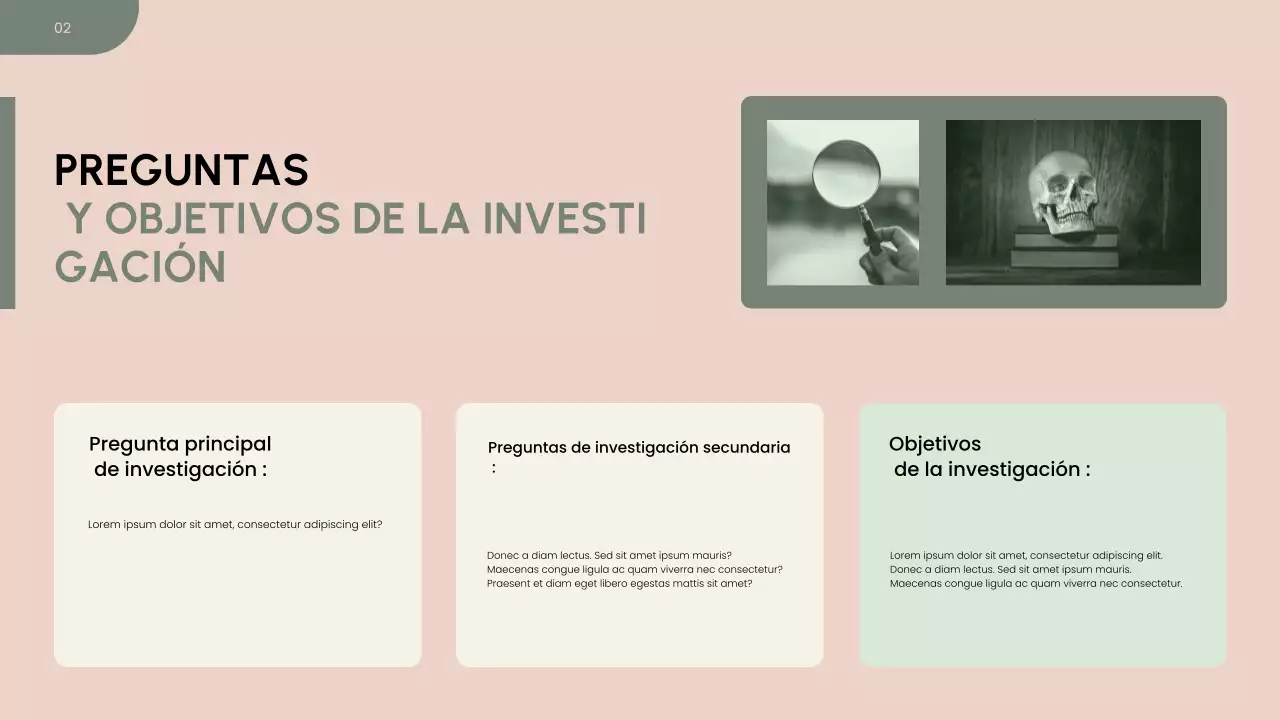 Presentación de propuesta de investigación