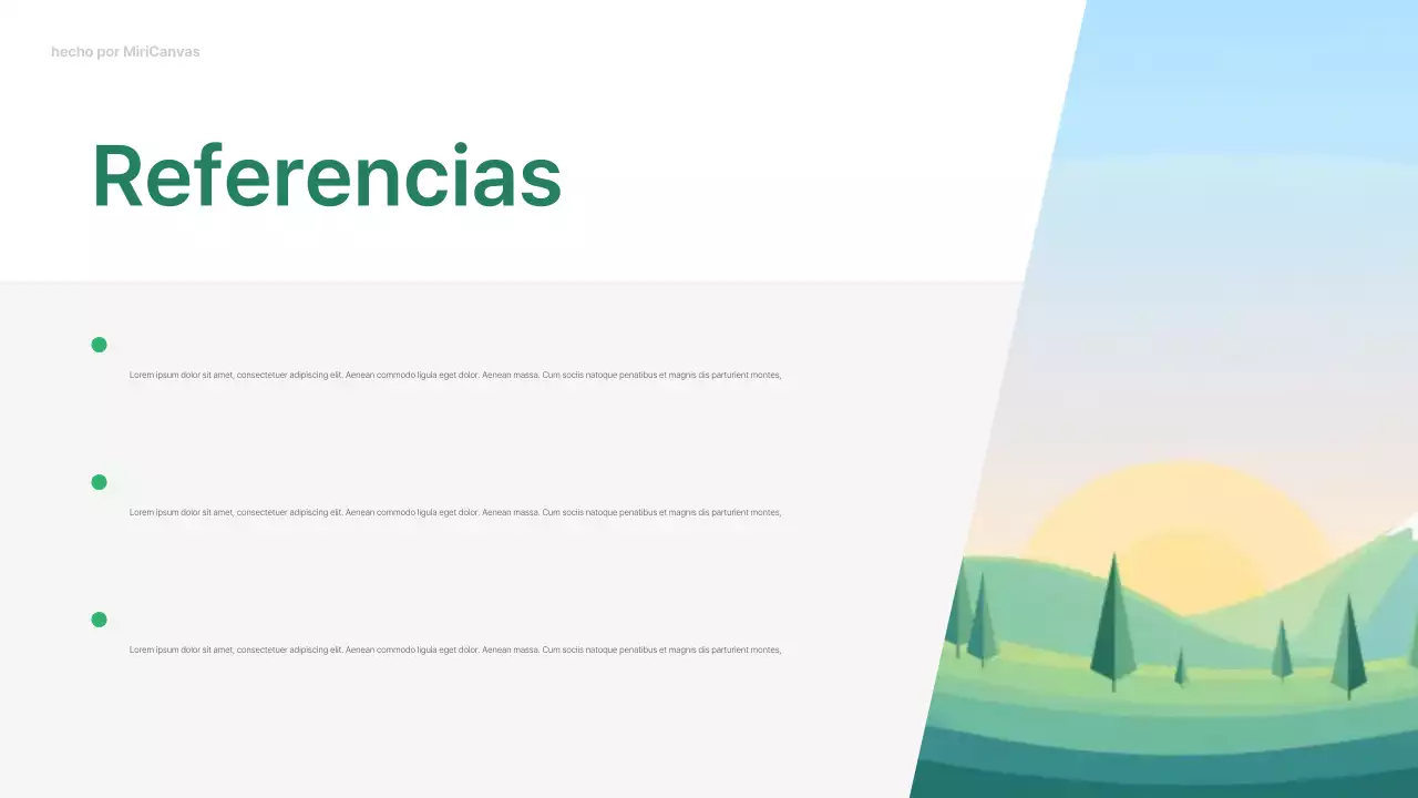 Presentación de viajes modernos y ecológicos