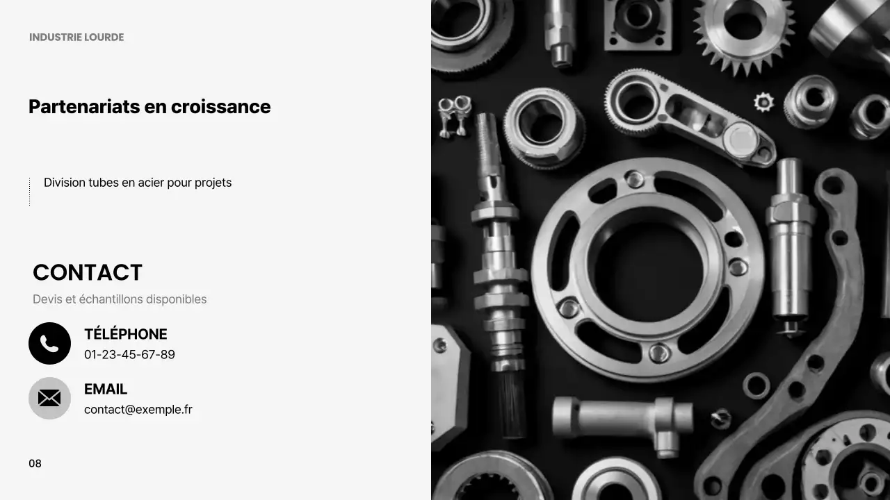 Publicité technologique moderne blanche