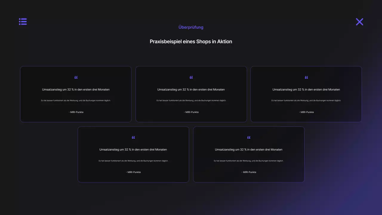 Bora Modern Digital Platform Vorschlag