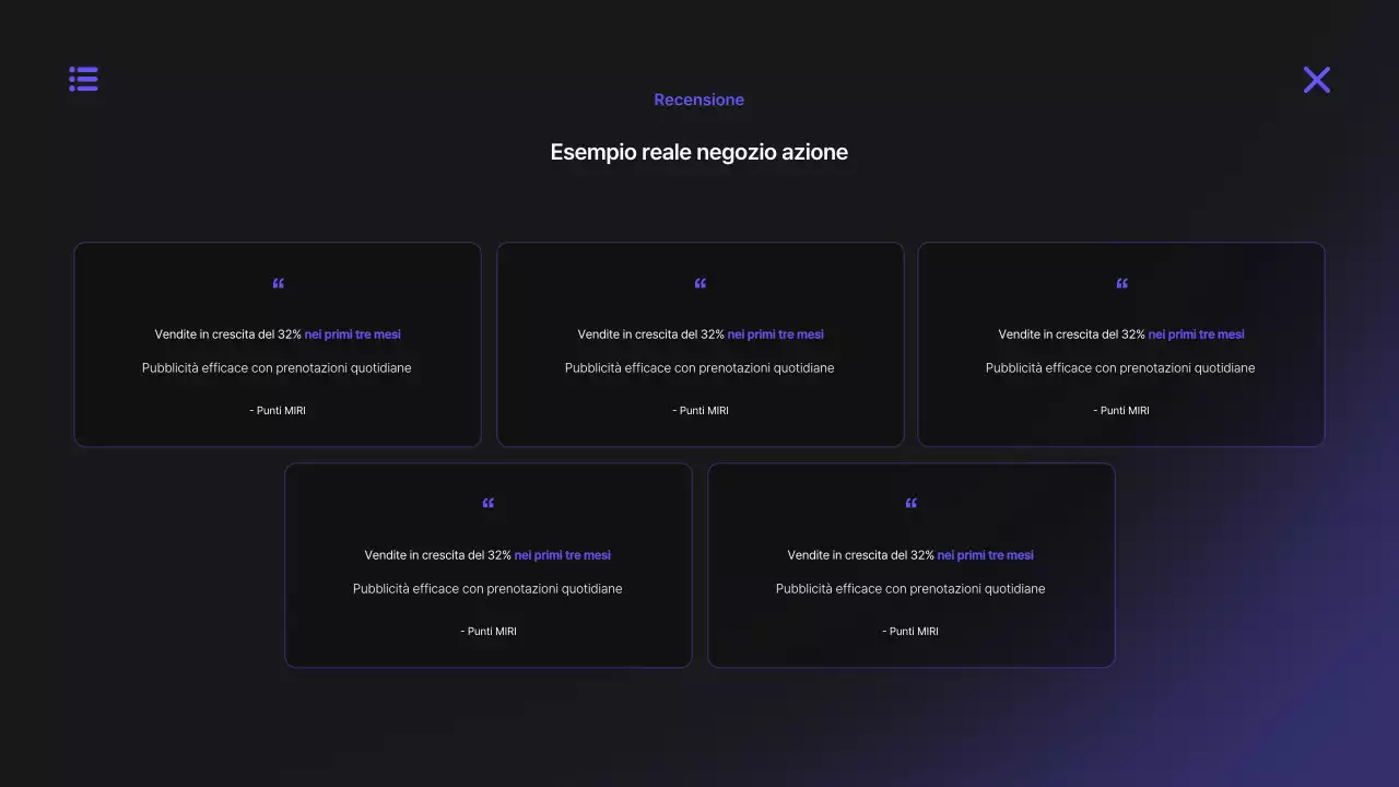 Proposta di piattaforma digitale Bora Modern