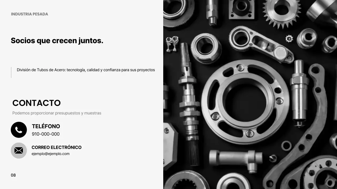 Anuncio de tecnología moderna en blanco